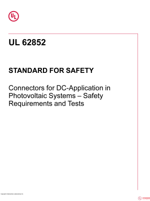 UL 62852 PDF UL 62852 PDF